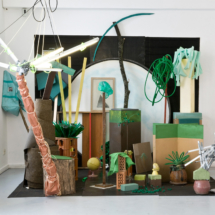 Verena Issel, Sad Tropicals, 4 x 4 x 2,5 m, mixed media, Installation view Kunstverein Ettlingen, 2009 2010